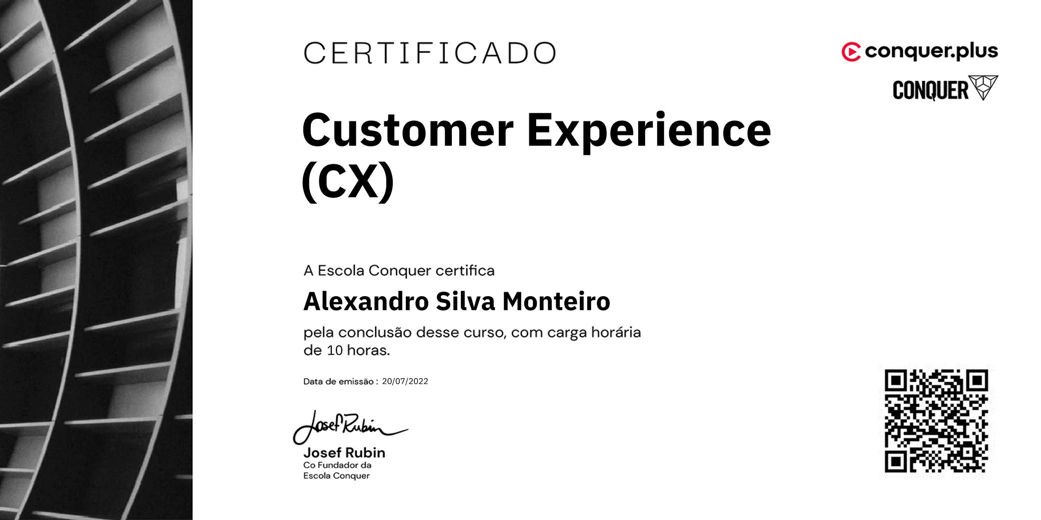 Certificado de Customer Experience (CX)